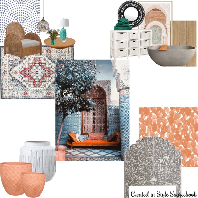 Moroccan Style Mood Board by sharnialberni on Style Sourcebook