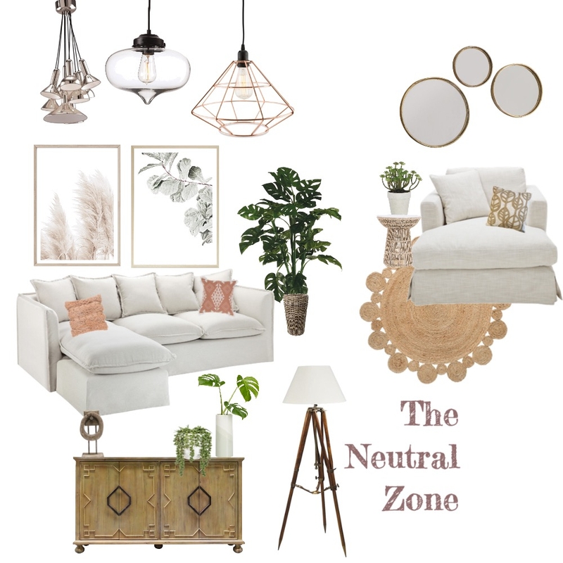 Neutral Zone Mood Board by Johnna Ehmke on Style Sourcebook