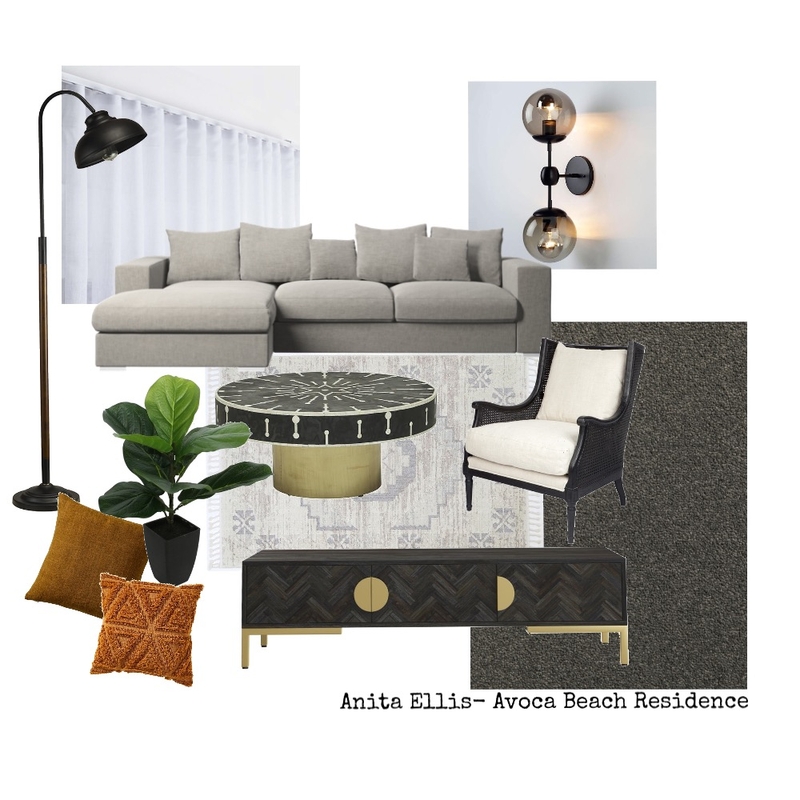 Media Room 3 Mood Board by Anita Ellis on Style Sourcebook