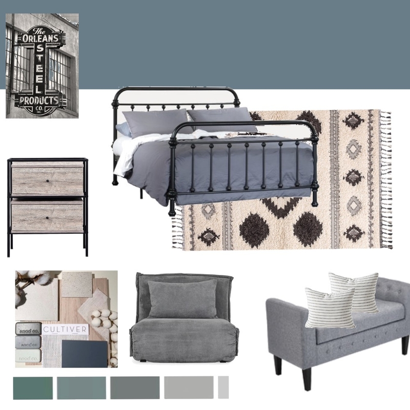 French industrial Mood Board by Oleander & Finch Interiors on Style Sourcebook