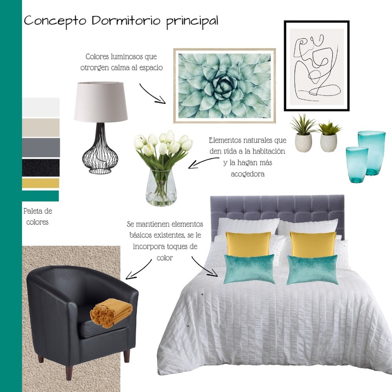 dormitorio ppal Mood Board by clauconejero on Style Sourcebook