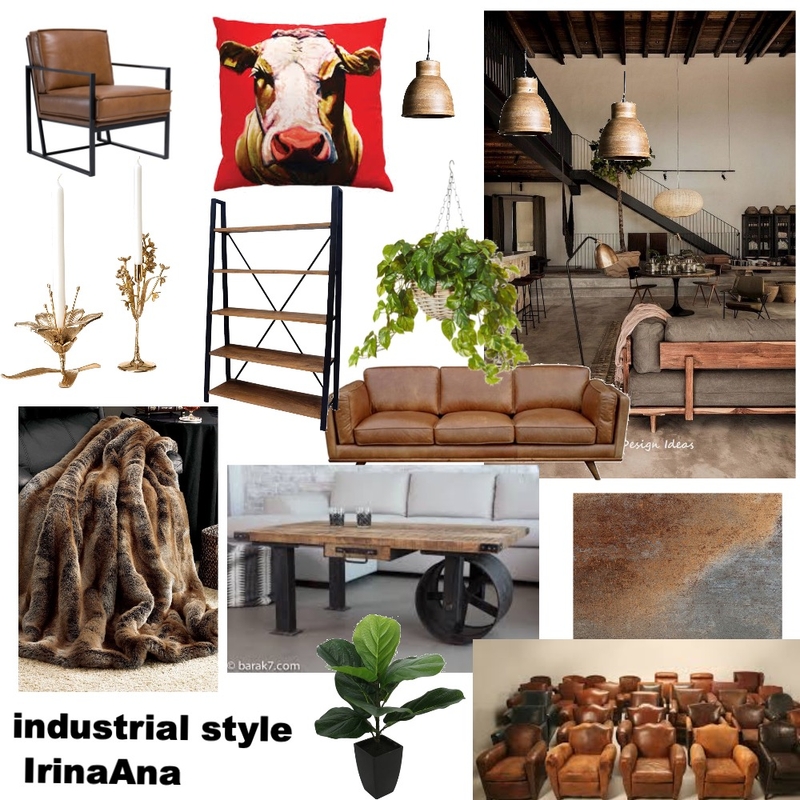 Industrial Mood board Mood Board by IrinaAna on Style Sourcebook