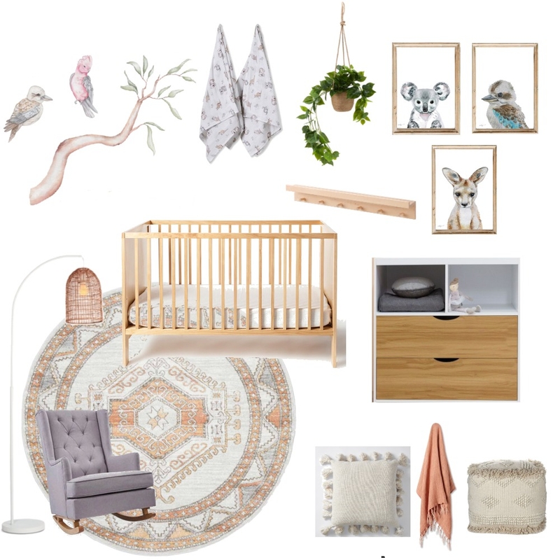 Baby's Nursery - Aussie Bush Mood Board by ash.lauren on Style Sourcebook