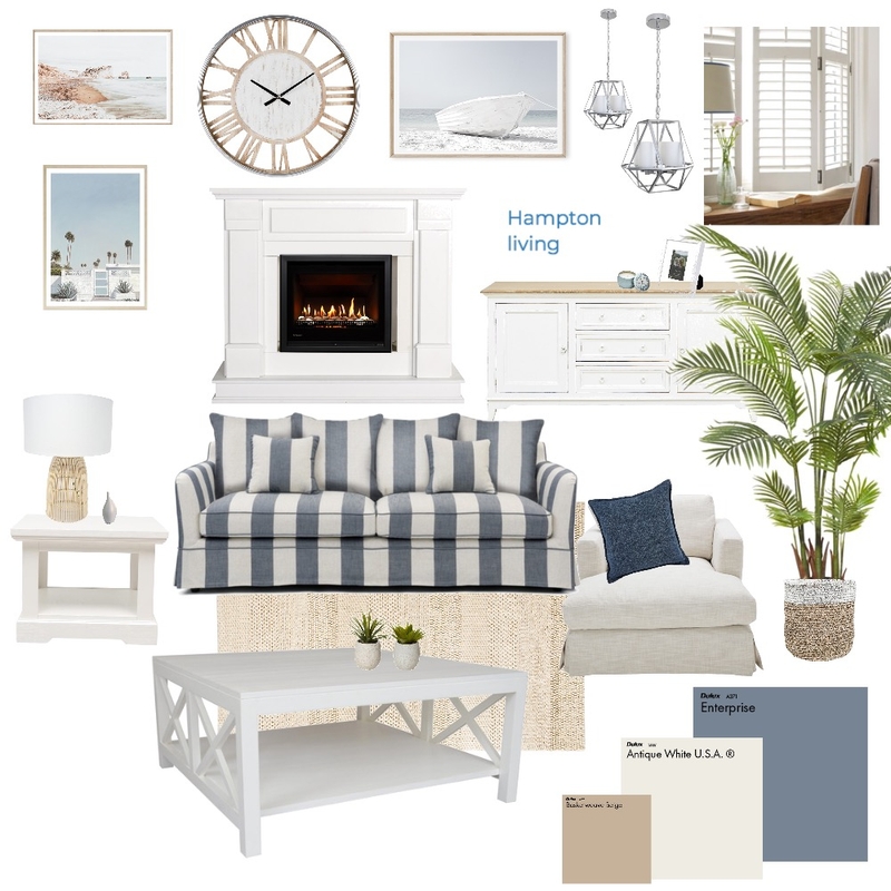 Hamptons Mood Board by oscal on Style Sourcebook