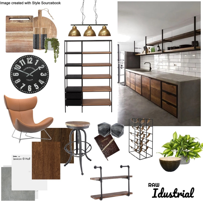 Industrial Mood Board by leezel73 on Style Sourcebook