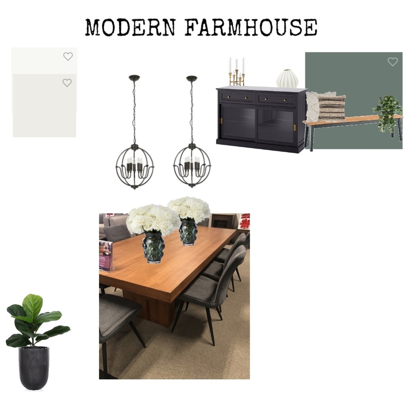 Modern Farmhouse Mood Board by Organised Design by Carla on Style Sourcebook