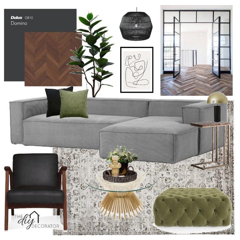 Black & Walnut Mood Board by Thediydecorator on Style Sourcebook