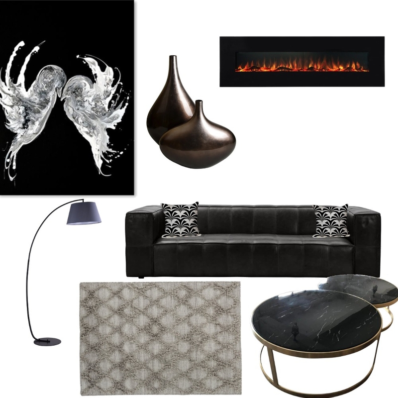 Dnevna black Mood Board by zizica on Style Sourcebook