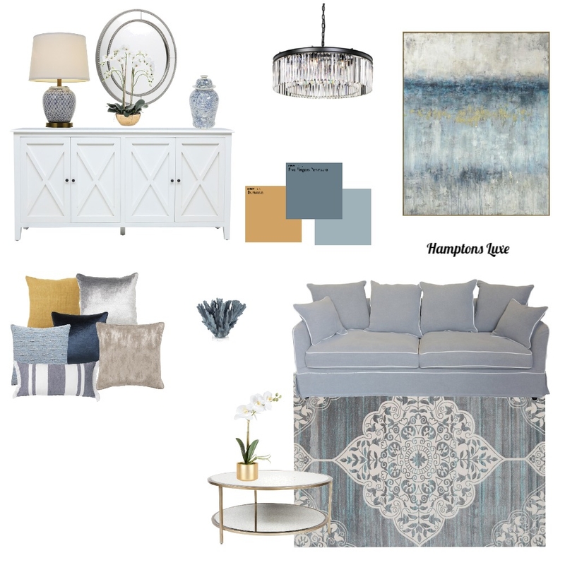 Hamptons Luxe 2 Mood Board by Melissa Schmidt on Style Sourcebook