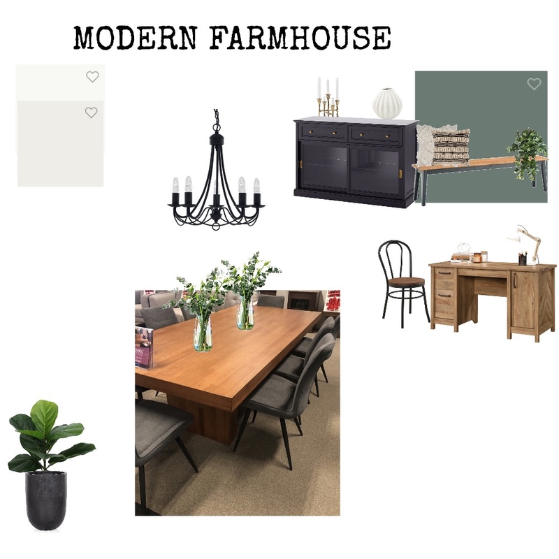 Modern Farmhouse Mood Board by Organised Design by Carla on Style Sourcebook