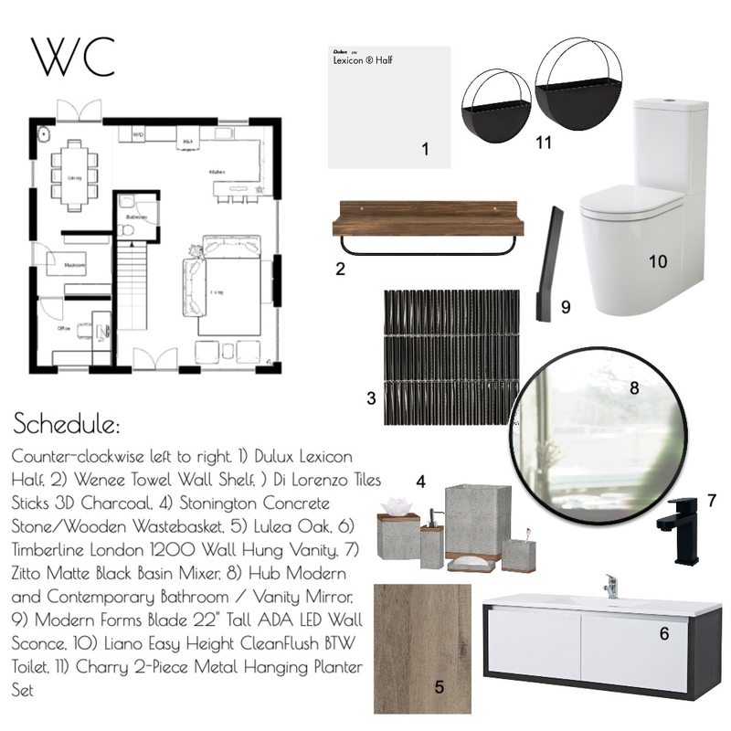 WC Sample Board Mood Board by graciejo_interiors on Style Sourcebook