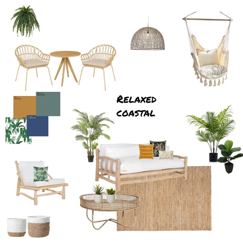 Relaxed Coastal Mood Board by Melissa Schmidt on Style Sourcebook