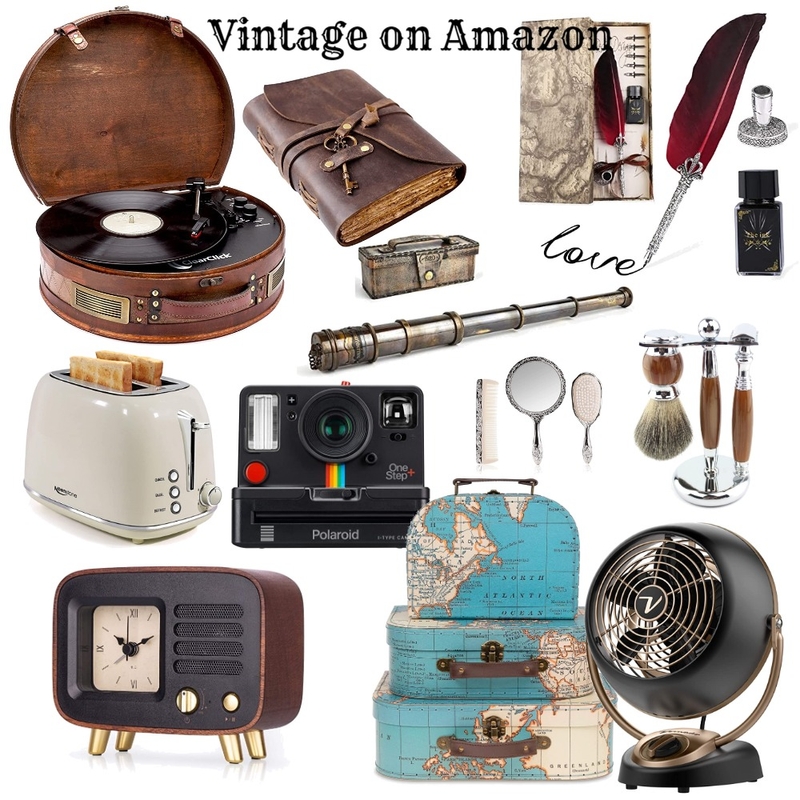 Vintage on Amazon Mood Board by Twist My Armoire on Style Sourcebook