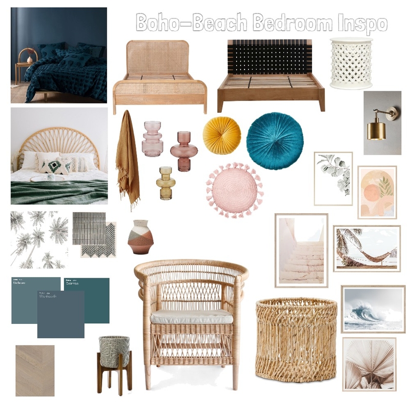 Haileys Boho Bedroom Mood Board by Hailey C Filler on Style Sourcebook