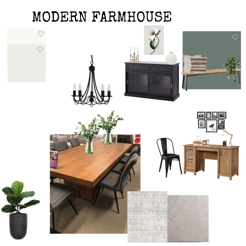 Modern Farmhouse Mood Board by Organised Design by Carla on Style Sourcebook