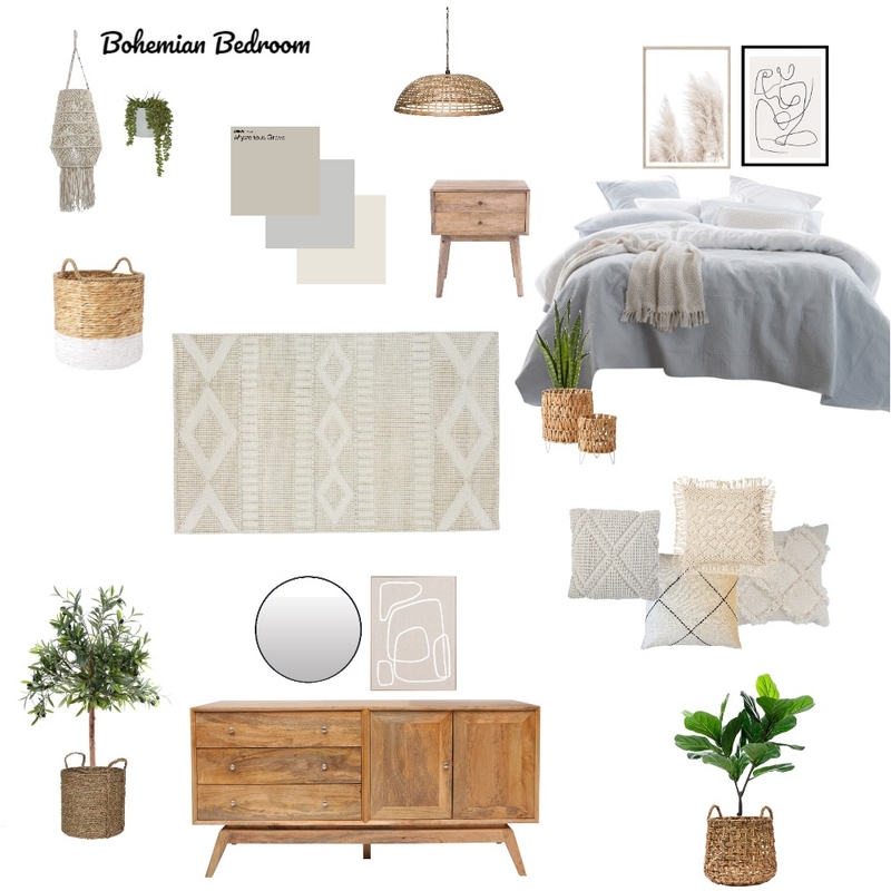 Boho Mood Board by undefined on Style Sourcebook