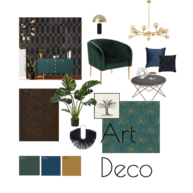 Art deco Mood Board by Ashleigh Charlotte on Style Sourcebook