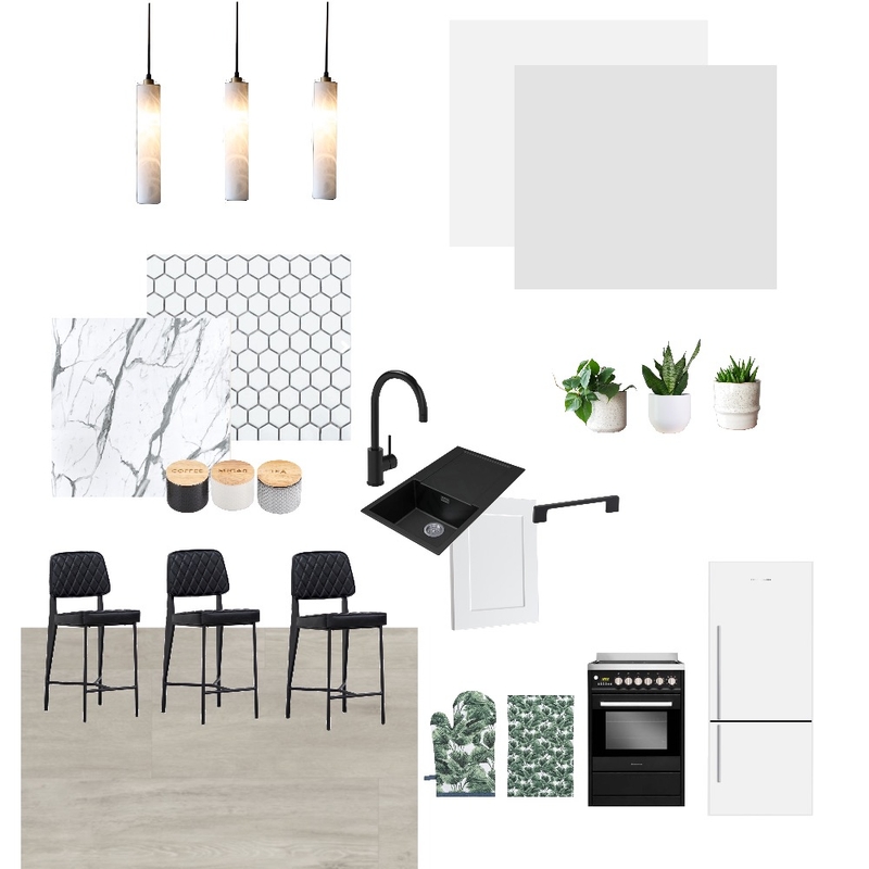 sample board kitchen Mood Board by Jaysha on Style Sourcebook