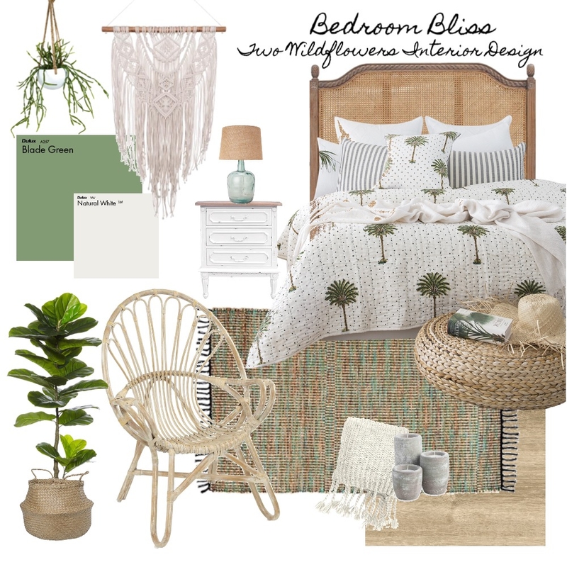 Coastal boho Mood Board by Two Wildflowers on Style Sourcebook