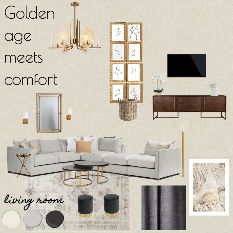 Julia Pamplona - Living room Mood Board by RLInteriors on Style Sourcebook