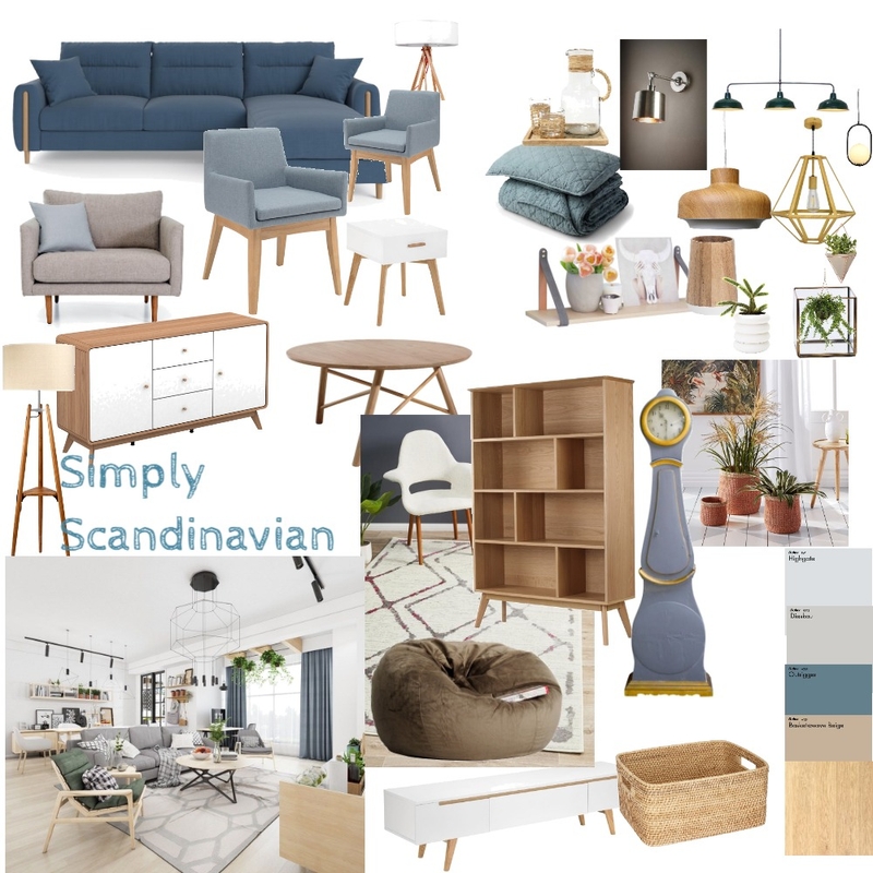 MODULE3 - Scandinavian Mood Board by Abdullah Ja'far on Style Sourcebook