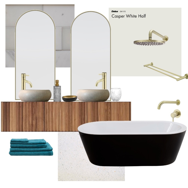 Art Deco Bathroom Mood Board by lgubbels on Style Sourcebook