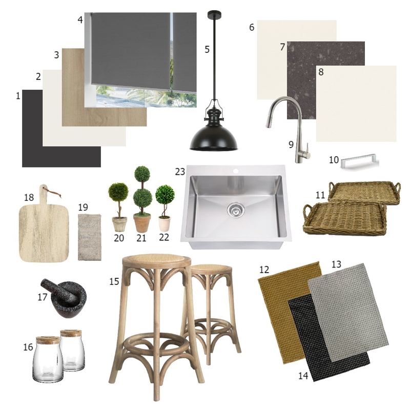 Kitchen Sample Board Mood Board by FranRodriguez on Style Sourcebook