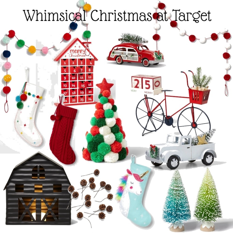 Whimsical Christmas at Target Mood Board by Twist My Armoire on Style Sourcebook