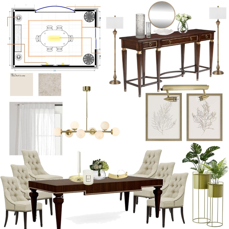 mood board dining room 2 Mood Board by salwa on Style Sourcebook