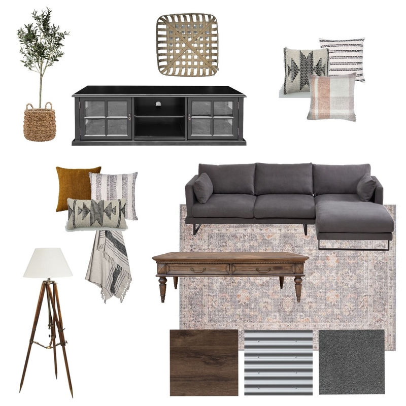 Modern Country Living Room Mood Board by Tayte Ashley on Style Sourcebook