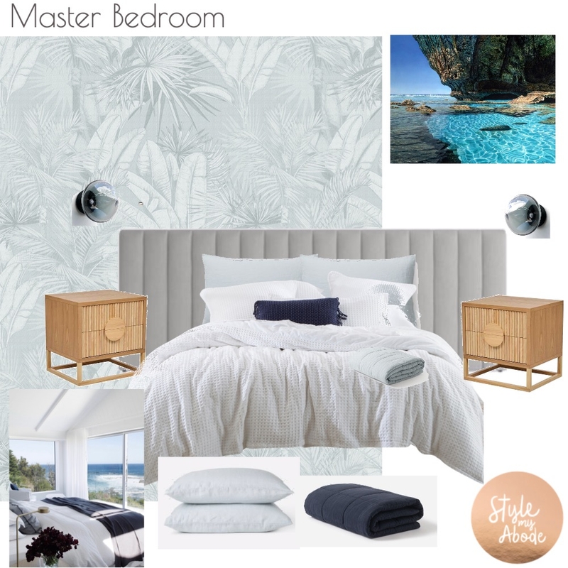 Master Bedroom -  Coastal Mood Board by Style My Abode Ltd on Style Sourcebook