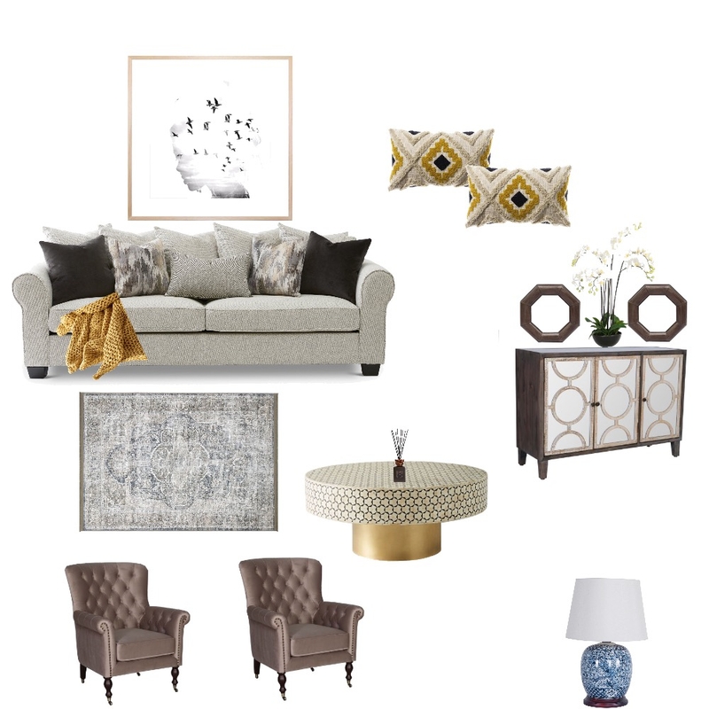 Makrexeni Formal Lounge Mood Board by Sophistique on Style Sourcebook