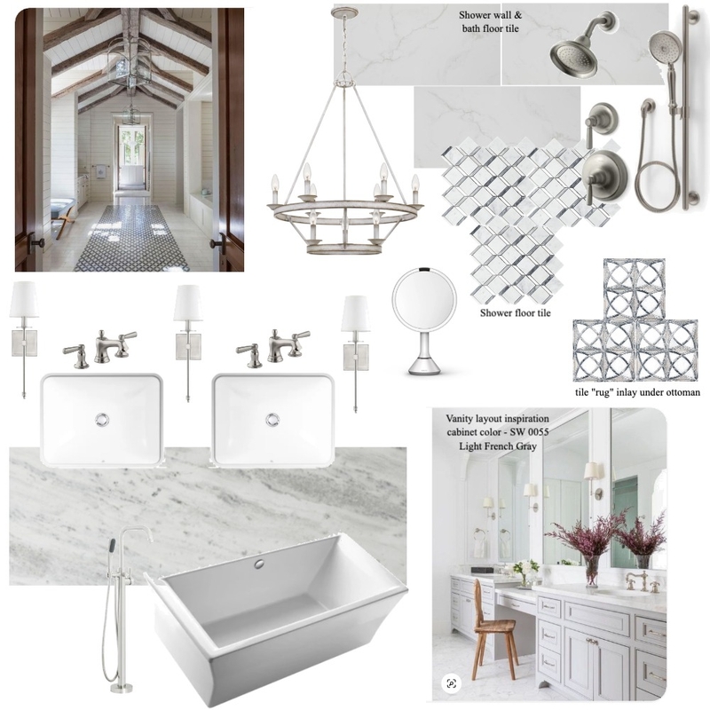 Lloyd Master Bathroom Mood Board by Payton on Style Sourcebook