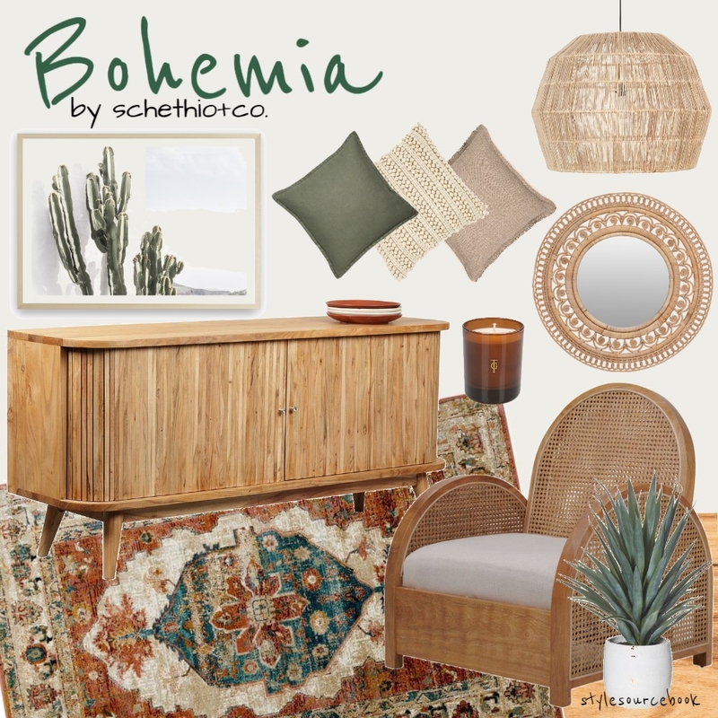 Bohemia Mood Board by Schethio & Co. on Style Sourcebook