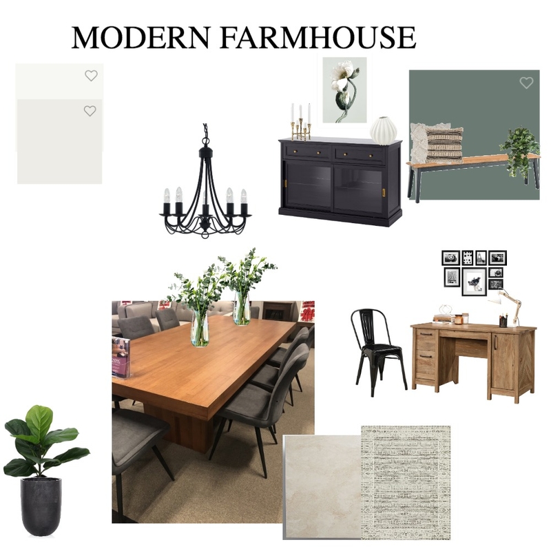 Modern Farmhouse Mood Board by Organised Design by Carla on Style Sourcebook