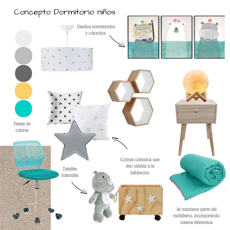 dormitorio niño 1 Mood Board by clauconejero on Style Sourcebook