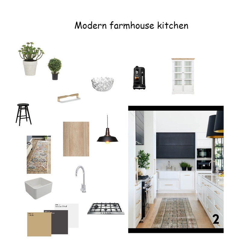 Modern Farmhouse Kitchen Mood Board by sli99ca on Style Sourcebook