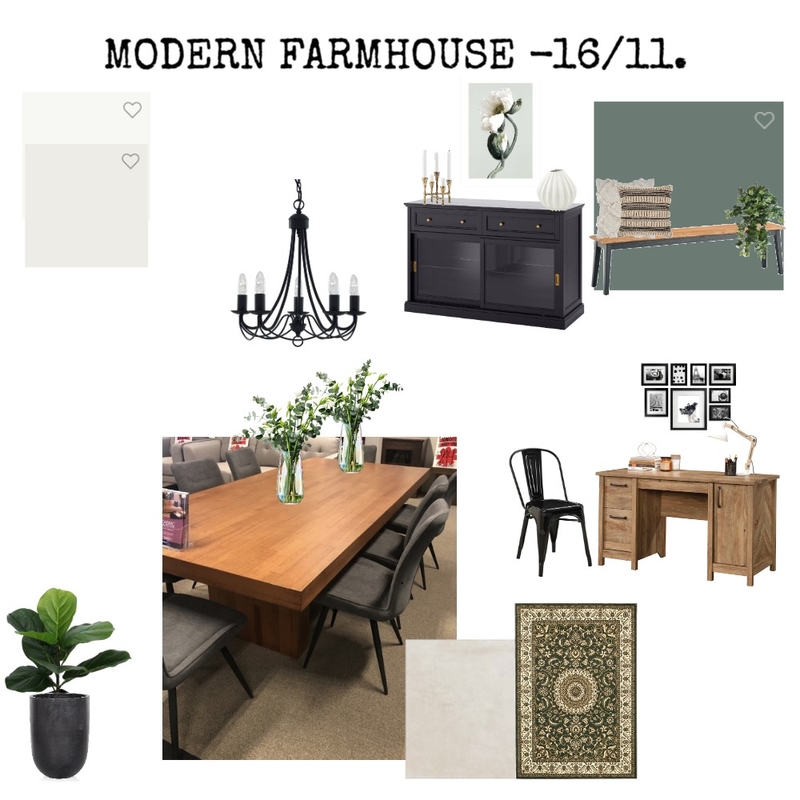 Modern Farmhouse Mood Board by Organised Design by Carla on Style Sourcebook