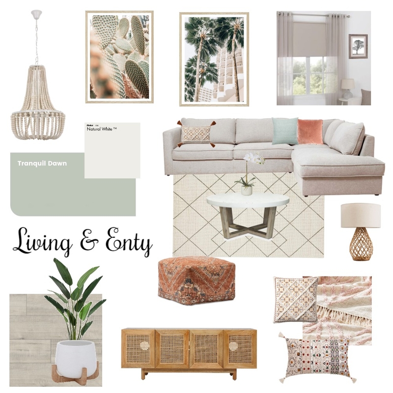 Living and Entry Mood Board by Lisa Olfen on Style Sourcebook