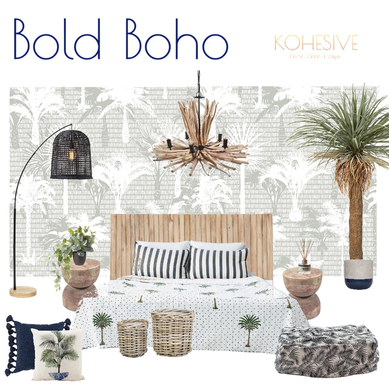 Bright Boho Bedroom Moodboard Mood Board by Kohesive on Style Sourcebook