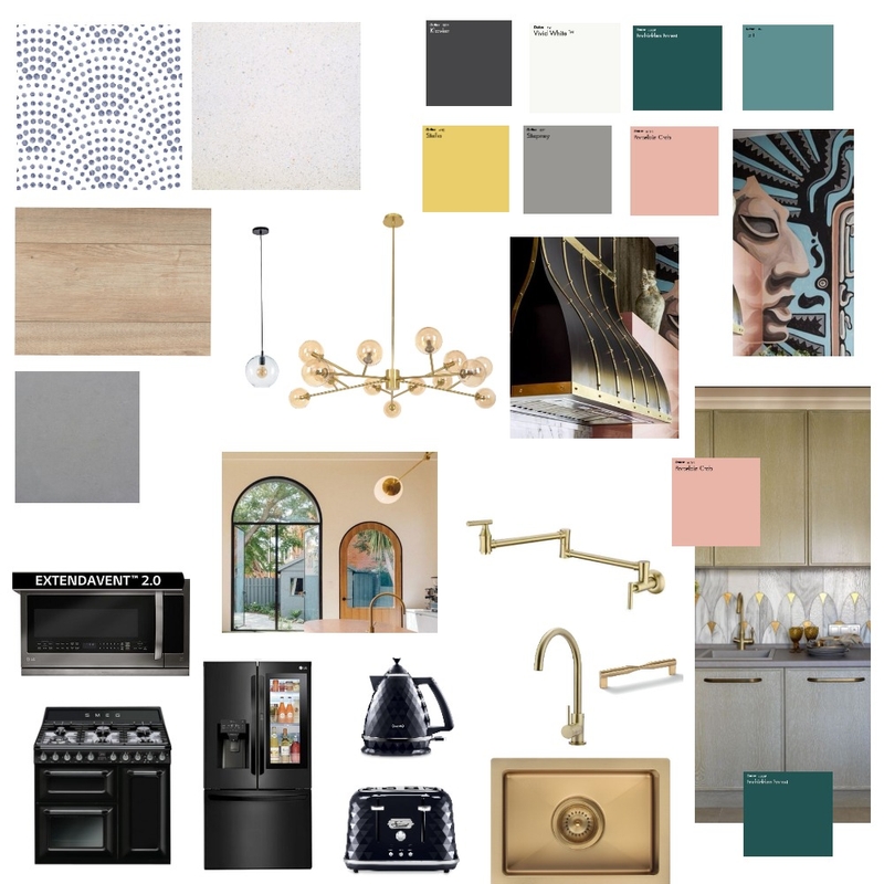 Art Deco Kitchen Mood Board by Simone Oberholzer on Style Sourcebook