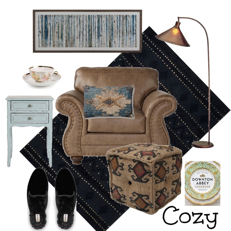 Cozy Space Mood Board by Twist My Armoire on Style Sourcebook