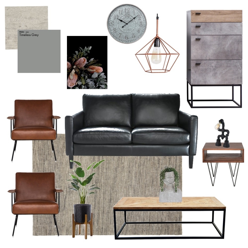 Industrial Living Mood Board by Ahysampv on Style Sourcebook