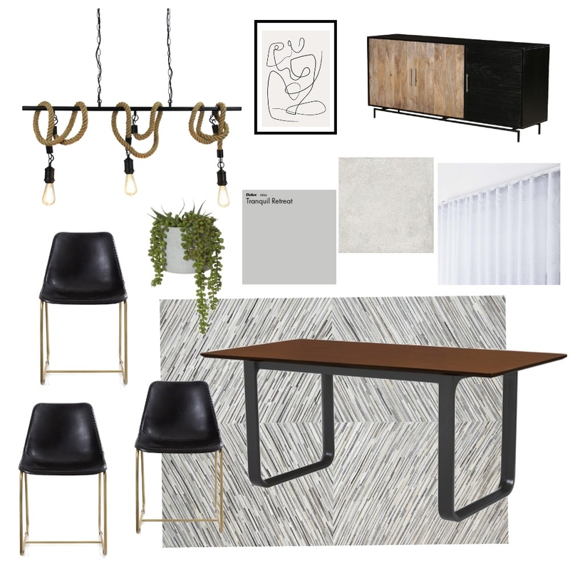 Industrial Dining Mood Board by Ahysampv on Style Sourcebook