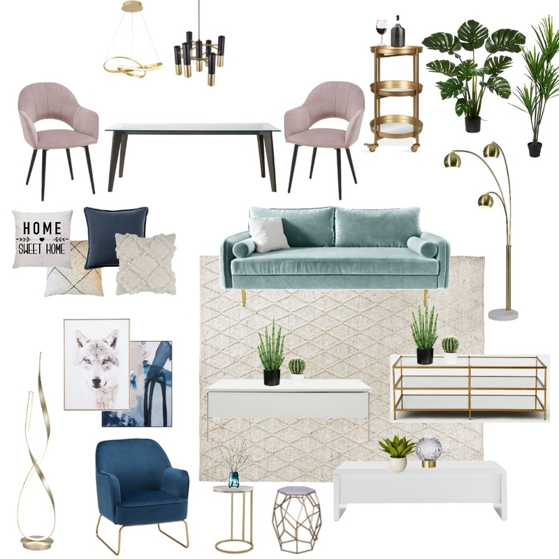 Living + Dining 24 Mood Board by Carolina Nunes on Style Sourcebook