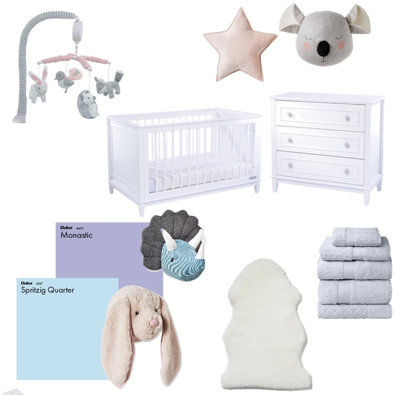 Neutral nursery Mood Board by Ariella Goldfinch on Style Sourcebook