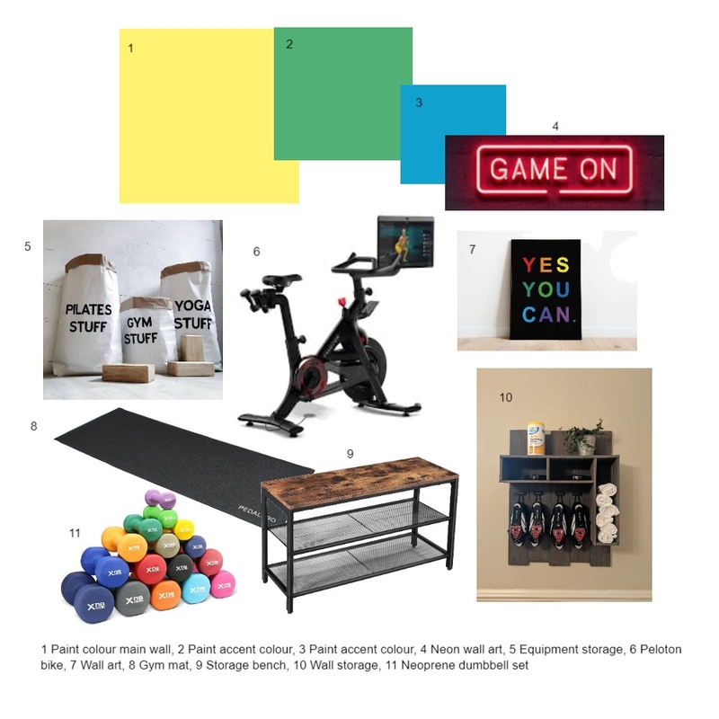 Gym room Mood Board by kerriepea on Style Sourcebook