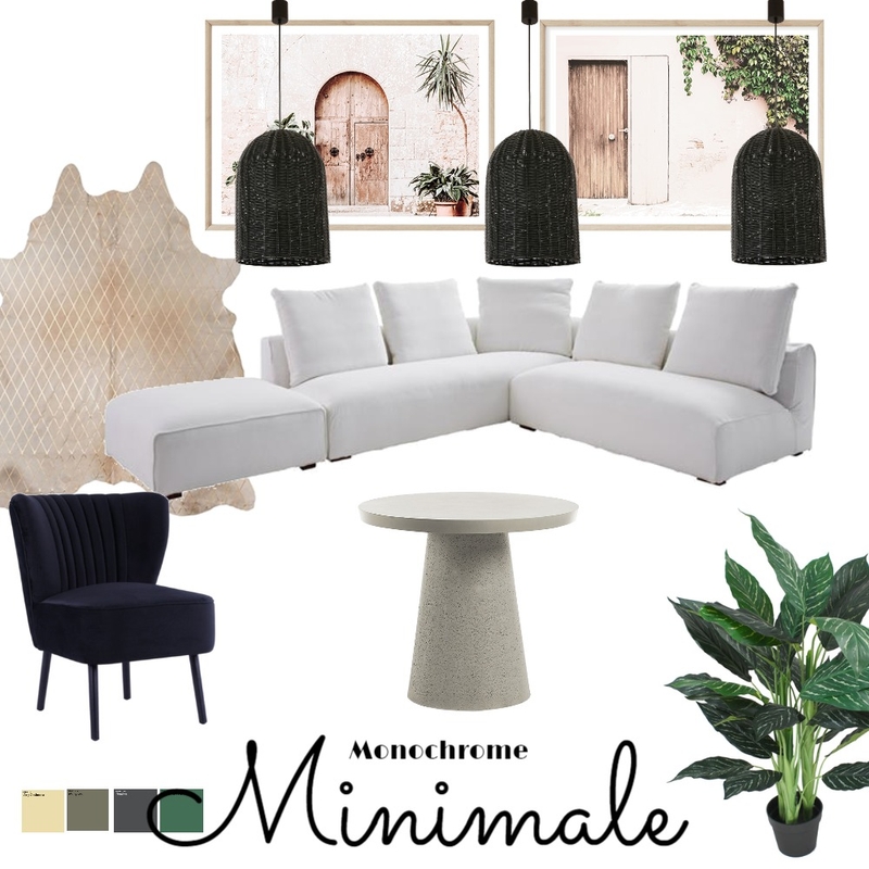 Monochrome minimale Mood Board by courtsymons on Style Sourcebook