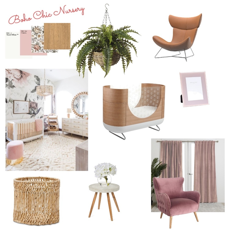 Boho Chic Nursery Mood Board by chanaanfisa on Style Sourcebook