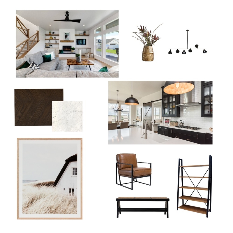 Modern Farmhouse Mood Board by Cassie on Style Sourcebook